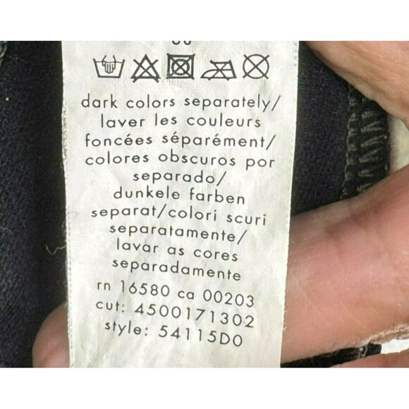 Calvin Klein Animal Print One-Piece Swimsuit Size 4 Shirred Black Gray - Picture 12 of 13